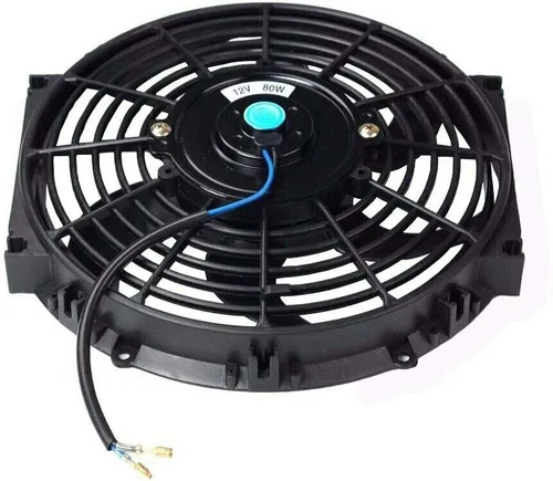 Miniatura 5 de MAGQOO Enfriador de Transmisión de Tubo y Aletas de 8 Filas de Alto Rendimiento Kit de Enfriador de Aceite de Aluminio con Ventilador