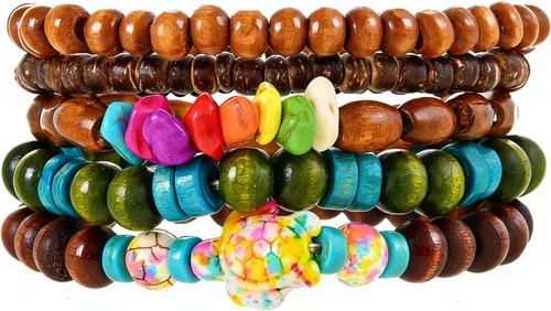 Miniatura 34 de Pulsera Gótica Ajustable de Cuero Trenzado Punk Multicapa de Estilo Grunge, Conjunto de Pulseras Emo con Brazalete de Metal, Envoltura