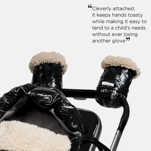 Miniatura 7 de 7AM Enfant - Saco para cochecito y asiento de automóvil, funda polar de iglú para asiento de coche y cochecito, resistente a la intemperie