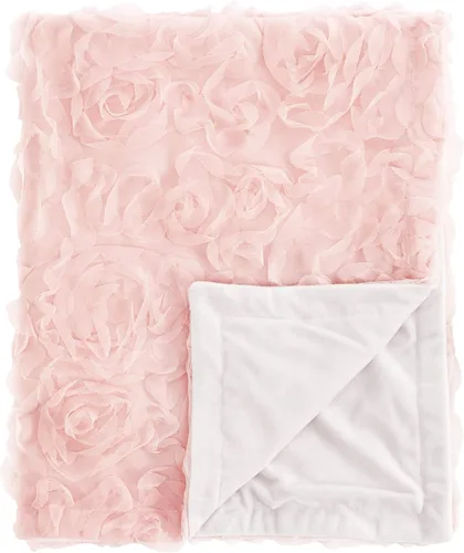 Miniatura 12 de Sweet Jojo Designs Manta suave para bebé (rosa/gris bohemio floral) para niñas, bebés, recién nacidos, niños pequeños, 30 x 36 pulgadas, manta