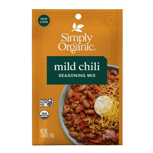 Miniatura 16 de Simply Organic Mezcla de condimentos de chile picante, paquete de 1 onza, especias terrosas, Kosher, sin ingredientes artificiales (paquete de 12)