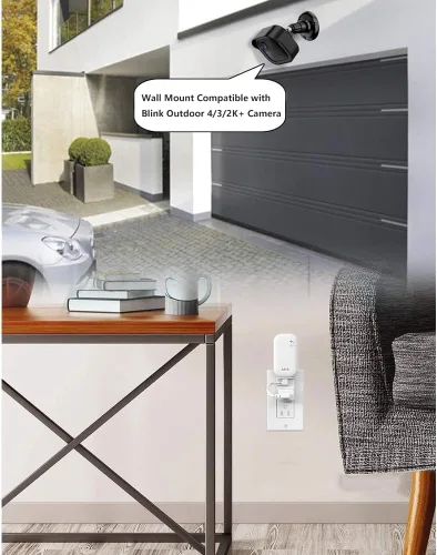 Miniatura 2 de Nuevo Blink - Soporte de pared para cámara para exteriores, montaje ajustable de 360° y carcasa protectora a prueba de clima con módulo Blink Sync