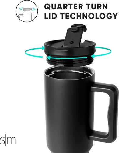 Miniatura 3 de Simple Modern Tapa Abatible para Tumbler Repuesto Reutilizable SOLO se Adapta a Simple Modern Taza de Café de Viaje Trek de Acero Inoxidable