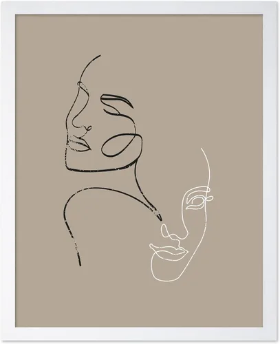 Miniatura 25 de Poster Master Póster de cara de mujer, impresión de dibujo de línea, arte moderno, arte de boceto, arte de pared de esquema, regalo para hombres