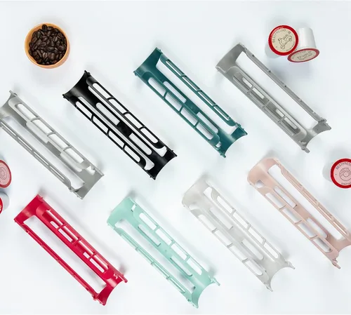 Miniatura 6 de STORAGENIE Soporte para cápsulas de café Keurig K-Cup, almacenamiento lateral para tazas K, perfecto para mostradores pequeños (rosa)