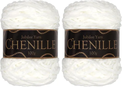 Miniatura 21 de JubileeYarn - Hilo de chenilla (3.53 oz/poliéster peinado, circonita), 1 pastel