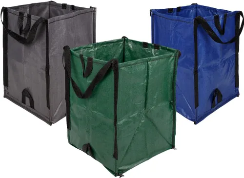 Miniatura 5 de DURASACK Heavy Duty Home and Yard Bags 48-Gallon Reusable Self-Standing Lawn and Leaf Bags Garbage Can with Reinforced Handles, Black