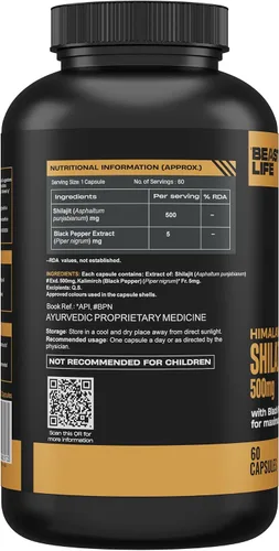 Miniatura 9 de Himalayan Shilajit 61% de ácido fúlvico y 80+ minerales traza biodisponibles Mejora la fuerza muscular, la resistencia, la energía y la potencia