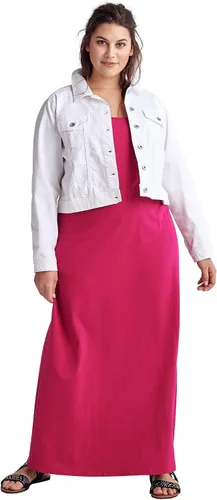 Miniatura 3 de Ellos Vestido largo de punto sin mangas de talla grande para mujer
