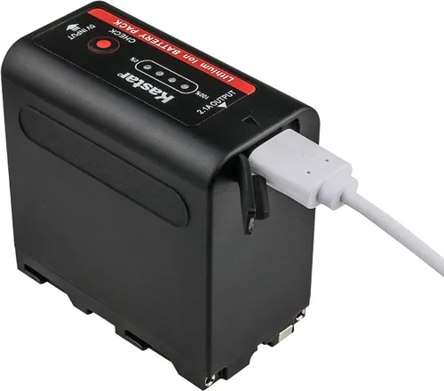 Miniatura 4 de Kastar Paquete de 2 baterías y cargador rápido LCD dual para Sony NP-F980 Pro NP-F970 NP-F960 NP-F750 NP-F550 NP-F330 NEX-EA50M NEX-FS100 NEX-FS700R