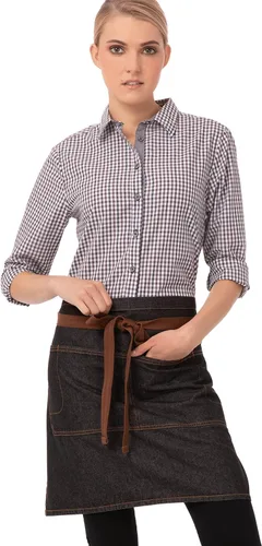 Chef Works Delantal unisex Memphis Half Bistro