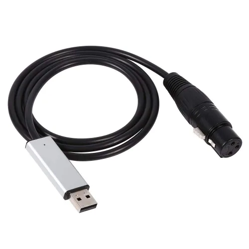 Miniatura 9 de Mini USB a DMX Interfaz Adaptador Controlador DMX512 Ordenador Etapa Iluminación Controladores Dimmer