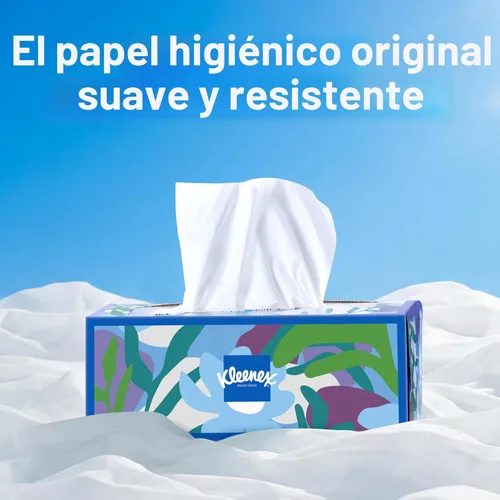 Miniatura 5 de Kleenex Trusted Care - Pañuelos faciales, 8 cajas planas, 200 pañuelos por caja, 2 capas, el embalaje puede variar