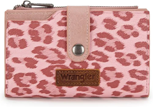 Miniatura 8 de Wrangler - Billetera para mujer con tarjetero plegable, cierre y ventana para identificación