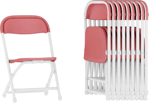 Miniatura 28 de Flash Furniture Paquete de 2 sillas plegables de plástico negro para niños