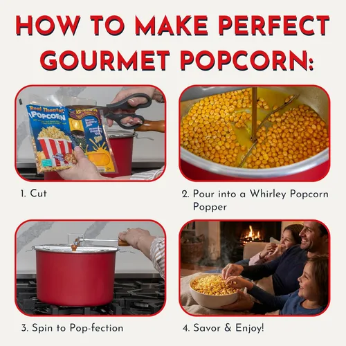 Miniatura 7 de Paquetes de palomitas de maíz todo en uno, kits de palomitas de maíz todo incluido, maíz dulce y salado, granos de palomitas de maíz para máquina