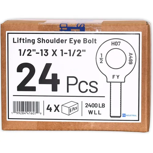 Miniatura 24 de 3 pernos de ojo de hombro de elevación de 7/16"-14 x 1-3/8" Autocolorido