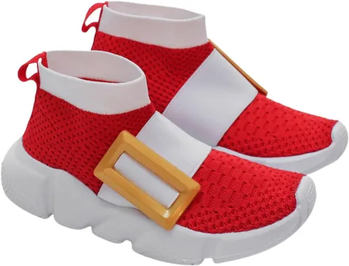 Miniatura 4 de Sonic Shoes, zapatos sónicos para niños y niñas con hebilla amarilla, tenis sónicos ligeros y transpirables para correr y caminar, tallas para niños