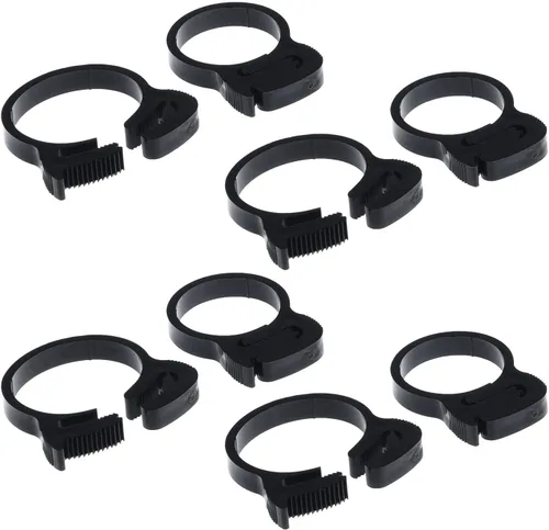 Miniatura 9 de Abrazaderas de manguera de nailon de doble agarre, abrazaderas de manguera de plástico de nailon con agarre a presión (1.004-1.083 in, 1 pulgada)