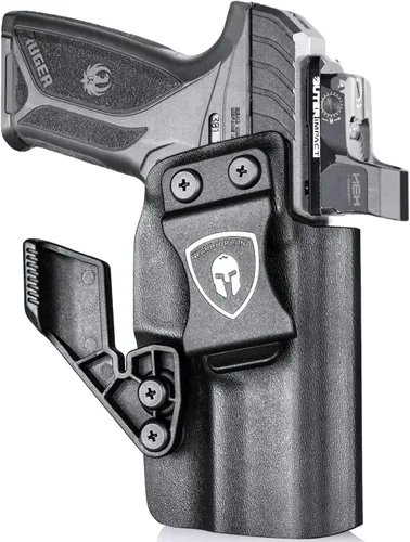 Miniatura 13 de Funda WARRIOLAND IWB de Kydex con corte óptico y garra, ajuste selecto para Glock 17/19/ 19X/ 43X/ 26/MOS, P365/P365X/ P365XL/ P320, Hellcat