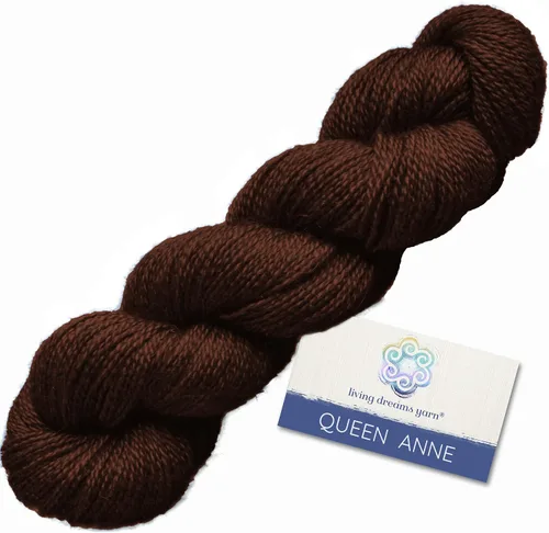 Miniatura 30 de Living Dreams Queen Anne LACE - Ovillo de lana 100% suave y lujosamente suave, color azul