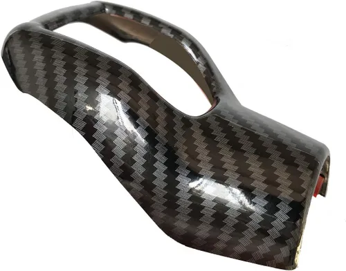 Miniatura 7 de ruihe Cubierta de Pomo de Cambio de Marchas de Coche, Adhesivo de Carbono, Adorno para Ford Focus Fiesta Fusion Escape C-Max Transit-150 Transit-250