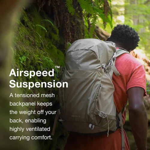 Miniatura 3 de Osprey Hikelite - Mochila de senderismo ligera de 28 litros, mochila de viaje duradera con cubierta para lluvia para hombres y mujeres