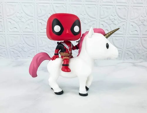 Miniatura 5 de Marvel Funko POP! Rides Deadpool on Unicorn - Figura de vinilo exclusiva #36