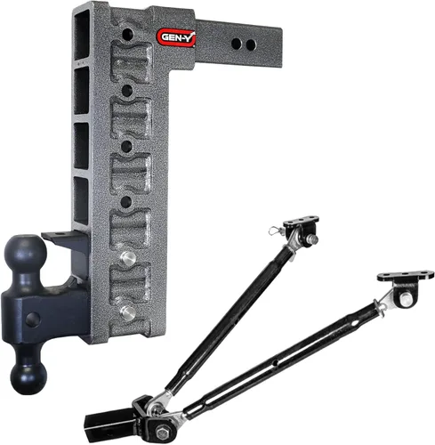Miniatura 18 de GEN-Y Hitch Enganche de remolque para receptor de 2.5 pulgadas Caída de 6 pulgadas - 3 posiciones ajustables Capacidad de remolque de 21 k