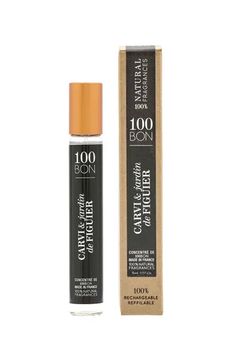 100BON Carvi & Jardin De Figuer - Fragancia picante de alcaravea e higo para mujeres y hombres - Fragancia orgánica energizante con una fragancia