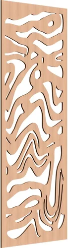 Miniatura 174 de 9 3/8"W x 24 3/8"H x 1/4"T Northfield Decorativos Paneles de Pared de Madera Calado, Abedul