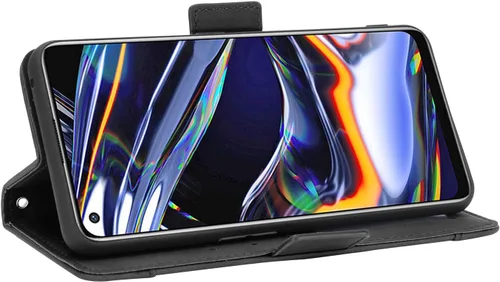 Miniatura 4 de Funda para Oppo Realme 7 Pro Funda para Oppo Realme 7 Pro RMX2170 Funda de piel sintética con tapa y tapa para Oppo Realme 7 Pro RMX2170, color negro