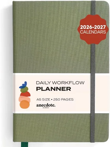 Miniatura 14 de Planificador Anecdote 2026: Un Planificador Mensual, Semanal y Diario 2026 para Planificar tu Éxito - Tamaño A5 Tapa Dura Comienza en Cualquier Negro
