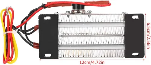 Miniatura 3 de Calentador de espacio de cerámica con termostato, calentador de calefacción interior eléctrico de 300 W para oficina en casa