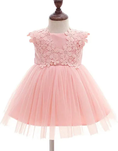 Miniatura 2 de Moon Kitty Vestido de niña para bautizo, vestido de niña de flores