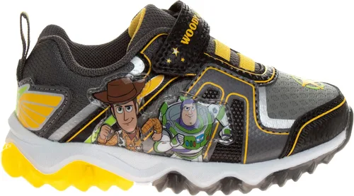 Miniatura 4 de Disney Pixar Toy Story - Zapatos deportivos para niños - Buzz Lightyear y Woody sin cordones con luces para niños pequeños (niños pequeños)