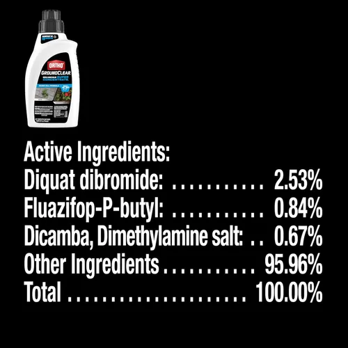 Miniatura 2 de Ortho GroundClear - Herbicida super concentrado para malezas y hierbas, fórmula de acción rápida que elimina las malas hierbas y hierbas más