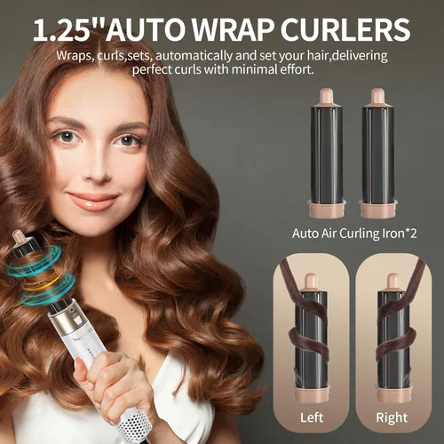 Miniatura 4 de Multistyler Pro 5 en 1, moldeador de aire caliente para rizar, alisar, dar volumen, todo tipo de cabello