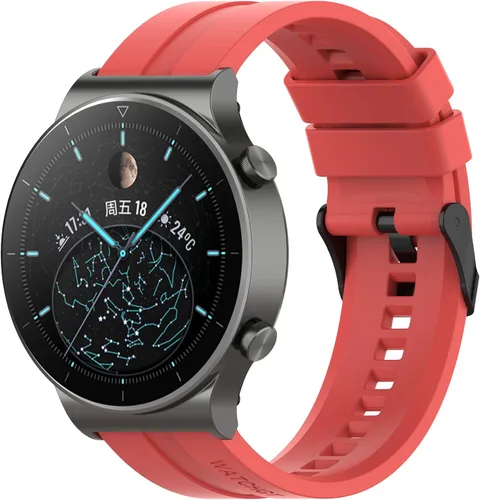 Miniatura 11 de FitTurn Band Compatible with Huawei Watch 5 4 Pro/GT 6 5 4 3 2 Pro/GT 2e/GT 6 5 4 46mm/GT2 46mm/GT Active/ Replacement Straps Silicone Bands