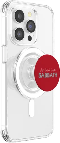 Miniatura 3 de Just a Girl who Loves the Sabbath. 7th Day Sabbath Keeper PopSockets MagSafe PopGrip for iPhone