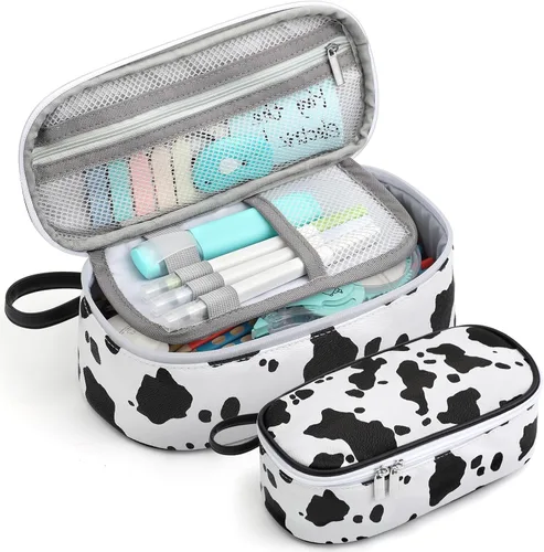 Miniatura 19 de Jcocylse Estuche para Lápices de Gran Capacidad, Estuche Portátil para Lápices, Bolsa para Suministros Escolares para Estudiantes Universitarios