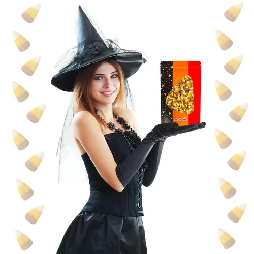 Miniatura 6 de Fruidles Golosinas de caramelo de maíz para Halloween, sin gluten, aperitivos divertidos y festivos (media libra)