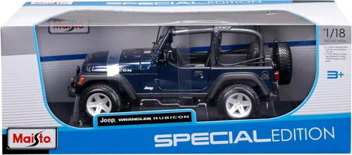 Miniatura 6 de Maisto Jeep Wrangler Rubicon 1:18 (los colores pueden variar)