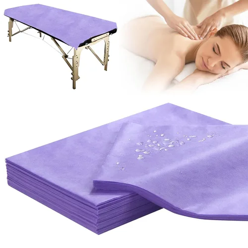 Miniatura 19 de Sábanas desechables de 31 x 71 pulgadas, gruesas, impermeables, de tela no tejida, para mesa de masaje, protector transpirable para terapia