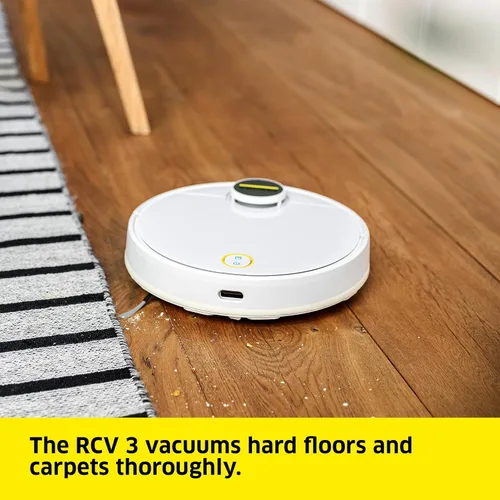 Miniatura 4 de Kärcher Robot aspirador RCV 3 con función de trapeador de 2500 Pa- Control remoto a través de la aplicación, navegación láser LiDar - mapeo