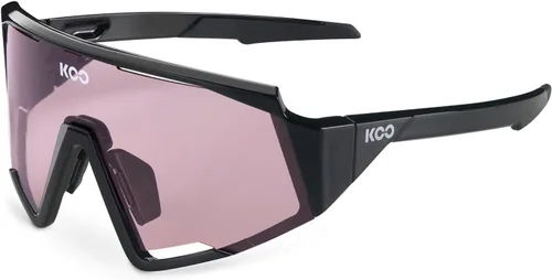 KOO Gafas de sol Spectro I Performance para deportes de carretera, triatleta y ciclocross Negro L.fotocromático Rosa