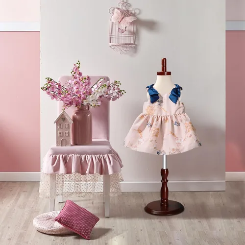 Miniatura 6 de Bonnlo Forma de Vestido Infantil Mejorada, 2-3 Años, 3-4 Años, Torso de Maniquí para Niños Pequeños con Soporte Ajustable de Madera y Goma