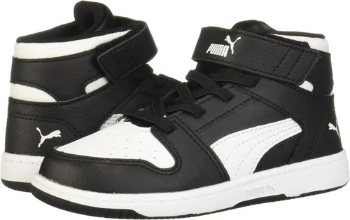 Miniatura 7 de PUMA Tenis de velcro para niños, NegroBlancoRojo