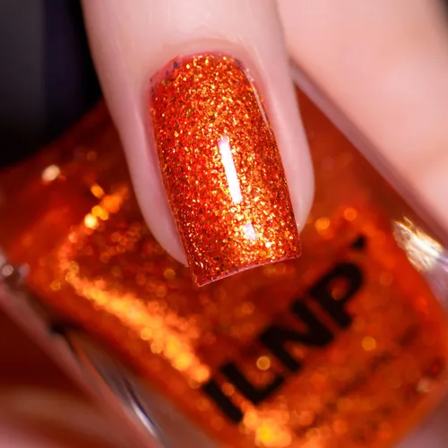 Miniatura 2 de ILNP Carved - Esmalte de uñas naranja brillante Jack-O'-Lantern