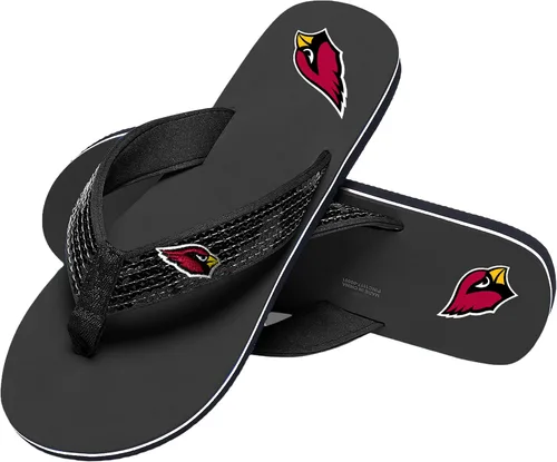 Miniatura 47 de FOCO Womens NFL Team Logo Sequin Strap Sandals Flip Flops